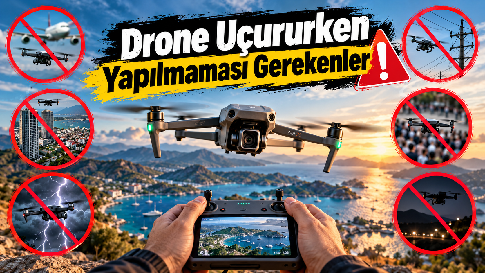 Drone Uçururken Yapılmaması Gerekenler