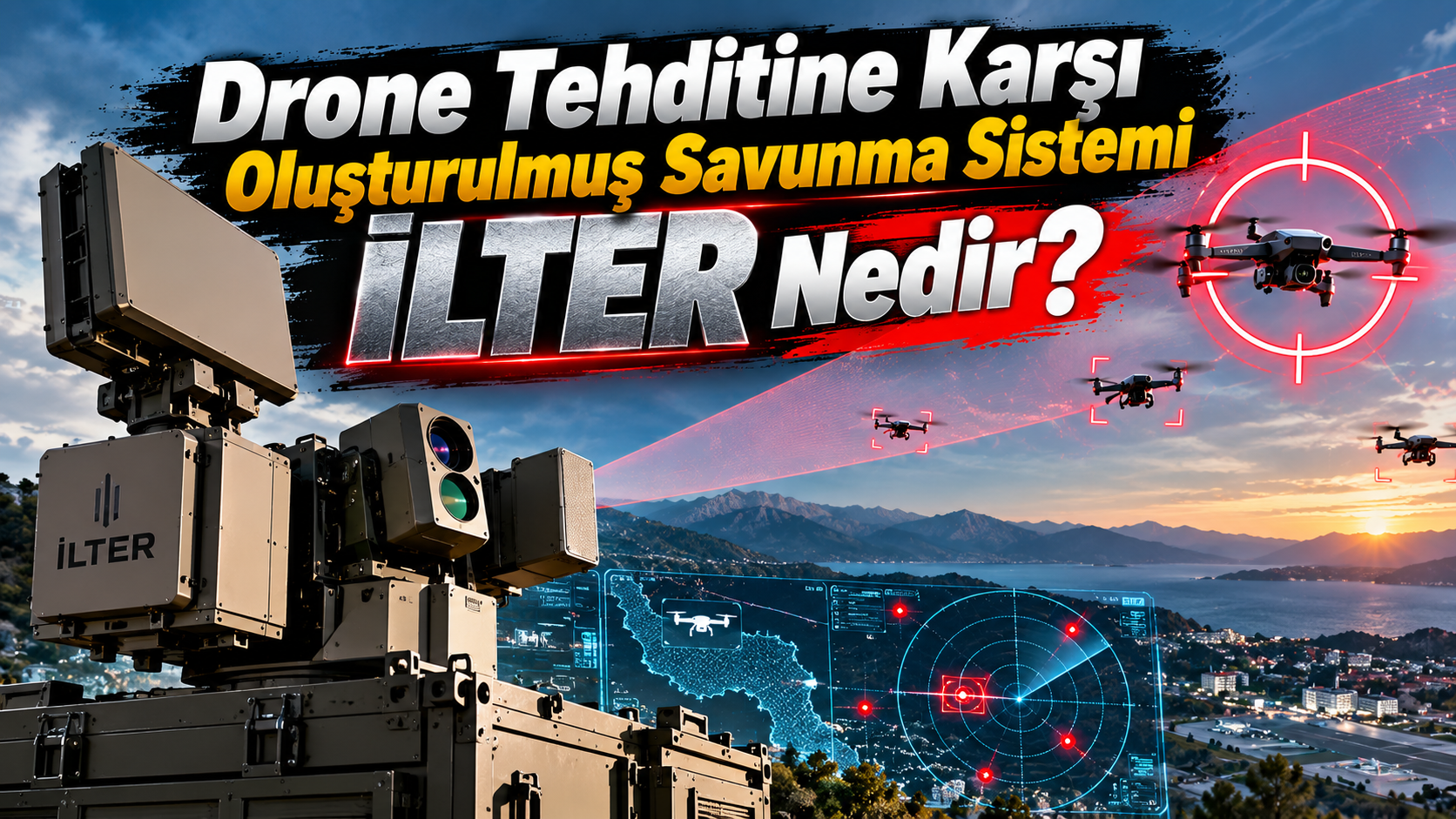 Drone Tehditine Karşı Oluşturulmuş Savunma Sistemi İLTER Nedir?