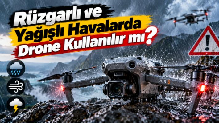 Rüzgarlı ve Yağışlı Havalarda Drone Kullanılır mı?